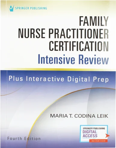 Family Nurse Practitioner Certification Intensive Review Fourth Edition
