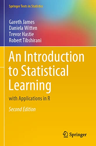 An Introduction to Statistical Learning: with Applications in R 2nd Edition